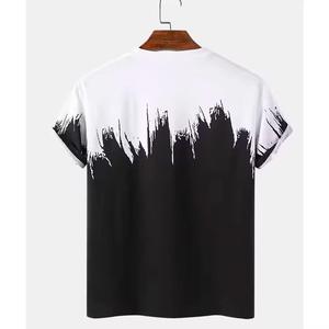 T-shirt personnalisé pour homme en tissu jersey, design vierge, sérigraphié, séchage rapide, respirant, écologique - Product Image 3