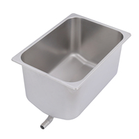 Accessoires pour friteuse de restaurant 20L, friteuse commerciale électrique en acier inoxydable avec réservoir d'huile et sortie