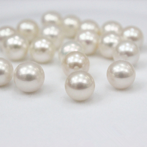 Perle d'Acqua Dolce Naturali di Alta Qualità, Bianche e Colorate, 3-10mm, Senza Foro, Perle Tonde Sciolte per Creazione di Gioielli - Product Image 1