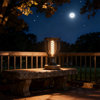 Lampe solaire à pilier LED extérieure moderne en ABS, étanche, créative, pour jardin, mur, paysage, maison, villa, hôtel, cour