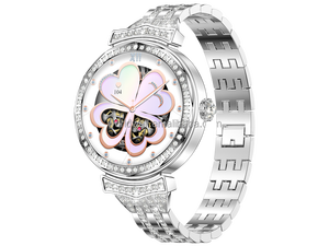Montre connectée avec écran HD de 1,27 pouce, moniteur de fréquence cardiaque et de tension artérielle, étanche IP67, suivi du <span class=keywords><strong>cycle</strong></span> féminin, bracelet en diamant - Product Image 2