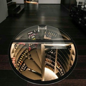 Cave à vin circulaire intégrée à contrôle automatique intelligent de la température Armoires de salon pour le stockage en sous-sol souterrain - Product Image 4