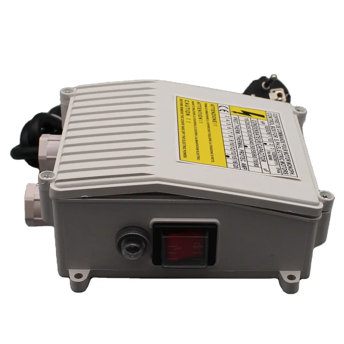 Electrical plastic control box water pump controller