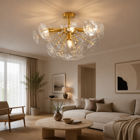 Plafonnier design E12 Nordic Branch, lampe suspendue moderne en acier pour salon et chambre à coucher