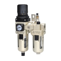 STNC TWK4000-04M G1/2 "manomètre intégré tasse en métal avec unité de régulateur de filtre à air d'étalonnage d'eau pour pièce pneumatique