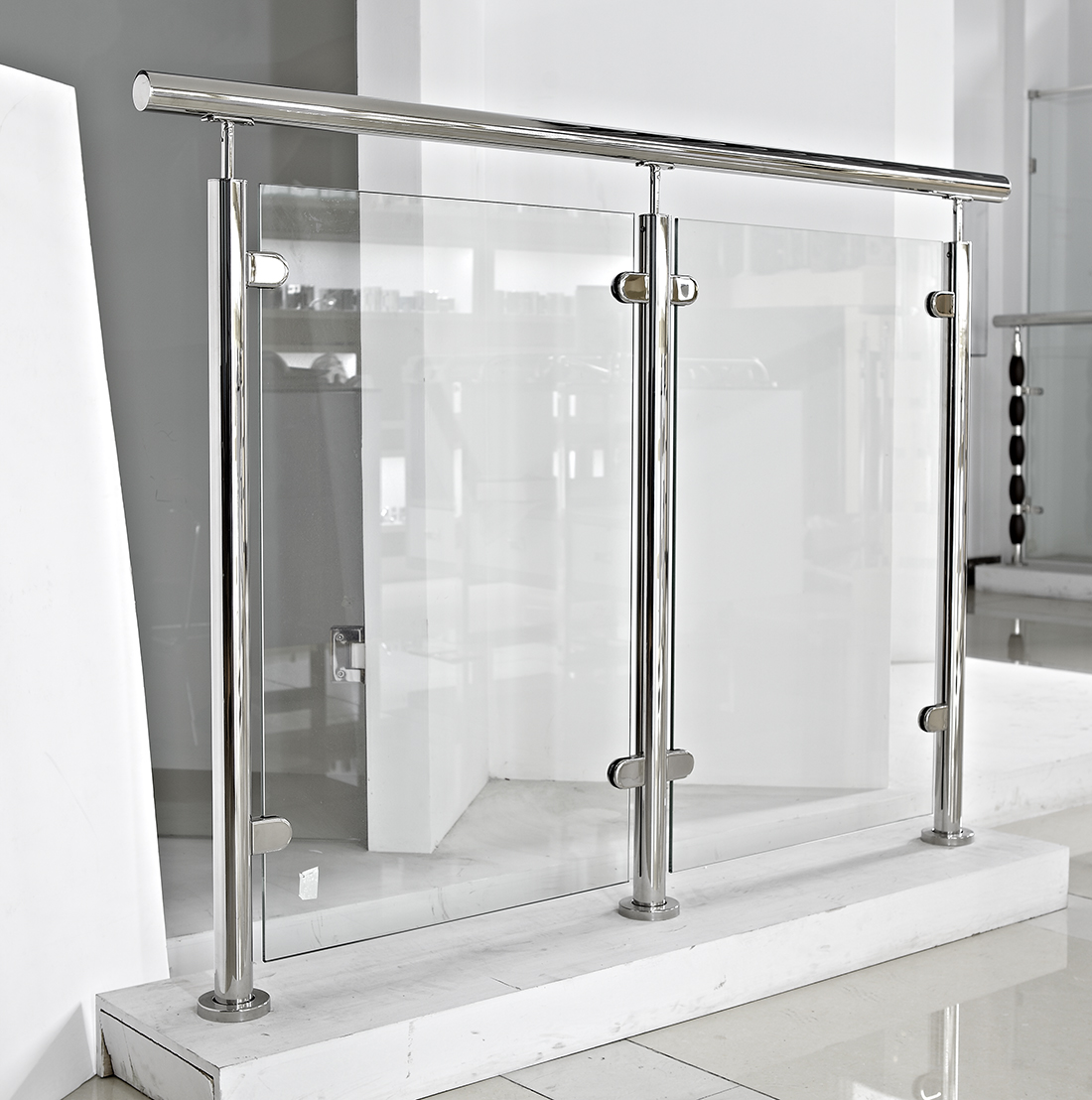 Прямая продажа, перила для лестницы для дома и улицы, перила из нержавеющей стали 304 316, перила для балкона, стеклянные перила для лестницы