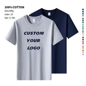 T-Shirt Unisex 100% Cotone, 25 Colori, 200g, Maglietta Estiva Personalizzabile con Logo <span class=keywords><strong>per</strong></span> Uomo - Product Image 2