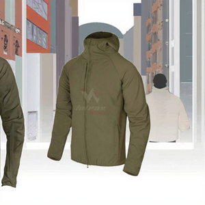 Veste de moto décontractée pour homme, style toile de cowboy, haute qualité, respirante, 100% polyester, coupe ajustée, écologique - Product Image 3