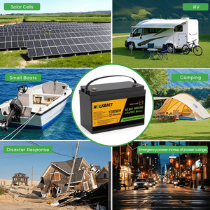 Batterie de stockage d'énergie au lithium LiFePO4 à décharge profonde 12V 24V 100Ah 200Ah 300Ah avec Bluetooth, pack solaire, en stock UE PL <span class=keywords><strong>UA</strong></span> - Product Image 5