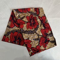 Tela de cera de algodón Ultra de alta calidad, Gema con estampado dorado, técnica de tejido textil decorativo para sofá, vestido para niños y niñas, nuevo
