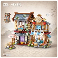 Série de jouets de construction LOZ 3D, vue de rue, Route de la Soie, blocs de construction pour adultes et enfants, mini blocs pour jouets de construction