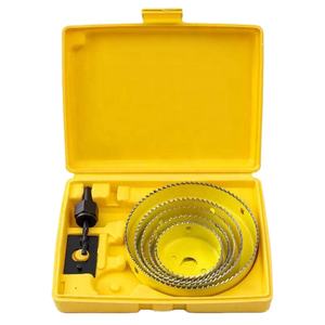 GHL2913 Jeu d'ouvre-trous de menuiserie Cylindre de lampe en plastique Perceuse de plaques de plâtre en pvc Perceuse de panneaux de bois Pistolet Perçage de trous - Product Image 2