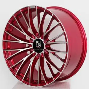 Car Alloy Wheels 17-20inch Passenger Car Wheels Machined Face Spokes Car Wheesl Alloy Rims