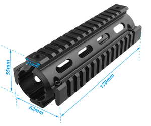 Soporte <span class=keywords><strong>de</strong></span> Guía <span class=keywords><strong>de</strong></span> Aleación <span class=keywords><strong>de</strong></span> Aluminio <span class=keywords><strong>de</strong></span> 7 Pulgadas, Soporte Táctico <span class=keywords><strong>de</strong></span> Seguridad Duradero para Exteriores con Liberación Rápida y MOLLE, Ligero - Product Image 3
