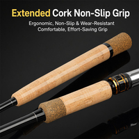 Caña de Pescar de Spinning y Casting de 2 Piezas, de Carbono XXH, para Agua Dulce, 2.28m, 2.4m, 2.7m, 8-80g, para Pescar Peces Cabeza de Serpiente, Venta al Por Mayor de Fábrica
