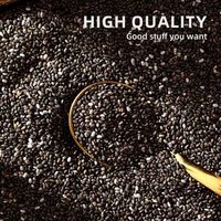 Graines de Chia Brutes Pures du Fabricant Sans Gluten Riches en Fibres Alimentaires Sachets de Voyage Portables pour des Repas Quotidiens Sains