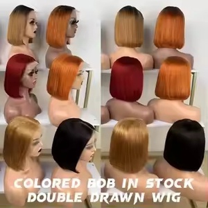 Trước nhổ 13x4 ren phía trước cùn cắt perruque <span class=keywords><strong>Bob</strong></span> Naturel 100% humain dệt và Tóc giả <span class=keywords><strong>Bob</strong></span> thô Brazil <span class=keywords><strong>Bob</strong></span> tóc giả tóc cho phụ nữ - Product Image 6