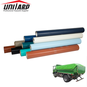 Certification incendie B1 de <span class=keywords><strong>haute</strong></span> qualité 680 Gsm PVC bâche rouleaux <span class=keywords><strong>Bache</strong></span> PVC pour benne basculante de camion couvre - Product Image 1