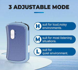 Amplificateur d'oreille Rechargeable de type boîte invisible professionnel prothèses auditives 139dB acouphènes haute puissance perte auditive sévère - Product Image 5