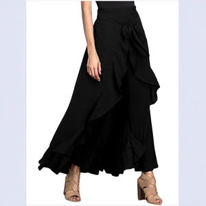 <span class=keywords><strong>Pantalon</strong></span> large <span class=keywords><strong>taille</strong></span> haute élastique vintage pour femme, style europé<span class=keywords><strong>en</strong></span> et américain, grandes tailles - Product Image 4