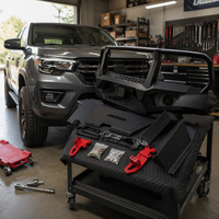 Pare-chocs avant en acier au carbone, barre de protection de style FD pour Toyota Prado LC250, barre anti-collision tout-terrain