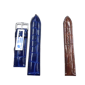 Correa de Reloj de Cuero Genuino de Grano Completo para Hombre y Mujer, Resistente al Agua, con Hebilla, Azul, 18mm, Alta Calidad - Product Image 1