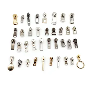 Wholesale Price Custom Metal Zipper Puller Slider Zip Pull Zipper Slider For Handbag