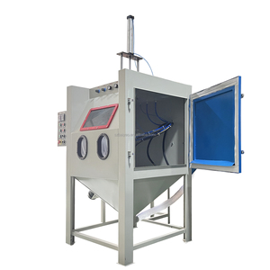 Machine <span class=keywords><strong>de</strong></span> <span class=keywords><strong>sablage</strong></span> <span class=keywords><strong>automatique</strong></span> pour le nettoyage des métaux, <span class=keywords><strong>cabine</strong></span> <span class=keywords><strong>de</strong></span> <span class=keywords><strong>sablage</strong></span> avec panier rotatif - Product Image 3