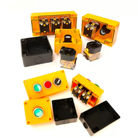 Caja de Control con Interruptor de Botón y Funciones de Arranque/Parada, Cubierta Impermeable, Perilla Giratoria, Interruptor de Encendido y Luz Indicadora