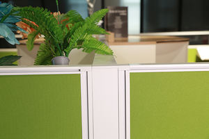 โต๊ะทำงานแบบโมดูลาร์รูปทรงตัวแอลร่วมสมัยสำหรับห้องนั่งเล่นโรงเรียนโรงพยาบาล - Product Image 4