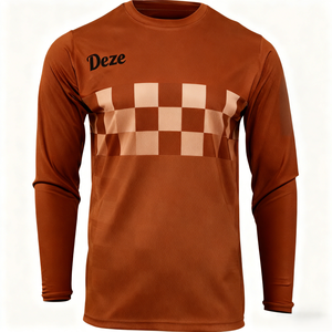 Jersey de Ciclismo Personalizado con Logotipo, Transpirable, de Secado Rápido, para Bicicleta de Montaña, Manga Larga, Sublimado, Ligero, para Hombre - Product Image 2