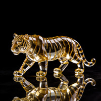 Figurine en cristal du cochon du zodiaque chinois, statue d'animal en verre pour la décoration de la maison, ornement Feng Shui