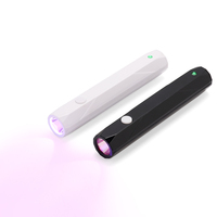 Nouveau Design IQ 2-en-1 Mini sèche-ongles portable, lampe Rechargeable 9W avec bouton d'alimentation sur la tête de la lampe à ongles