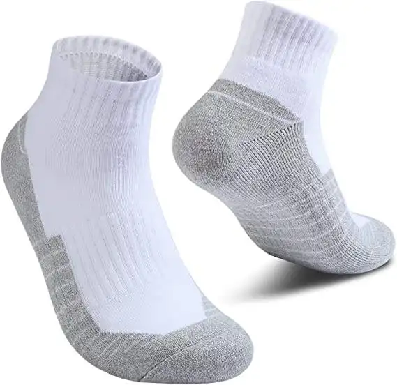 Customizable 100% Cotton Loose Men's Terry Ankle Socks