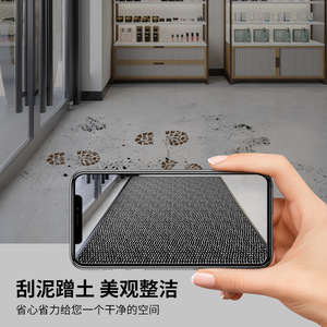 Tapis d'entrée en caoutchouc à motif ananas, rectangulaire, antidérapant, pour extérieur, pour boutique, hôtel, tapis de bienvenue - Product Image 3