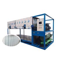 Máquina de Hielo de 10 Toneladas, Material de Grado Alimenticio, Equipo de Fabricación de Hielo para Distribución en Cadena de Frío de Supermercados, Uso Industrial