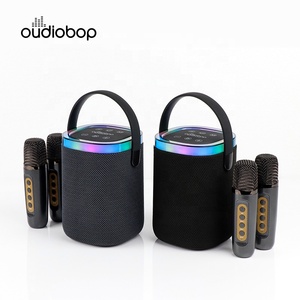 ลำโพงพกพา ODM ลำโพงคาราโอเกะไร้สาย 10W Bt5.3 ไฟ RGB TWS ไมโครโฟนไร้สายคู่ ชาร์จผ่านพอร์ต Type-C มินิคาราโอเกะ - Product Image 3