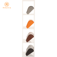Étui à lunettes personnalisé avec logo, en PU, surface lisse et motif de couleur claire, plusieurs couleurs disponibles