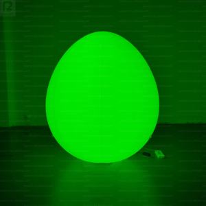Bola Telur Goyang Tiup LED 2m Berubah Warna, Dekorasi Paskah Interaktif untuk Pesta Bertema/Pajangan Ritel/Iklan/Promosi - Product Image 5