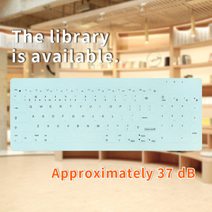 คีย์บอร์ดเมมเบรนไร้สายแบบสามโหมดใหม่สำหรับ iPad ใช้งานกับเดสก์ท็อปกันน้ำได้ - Product Image 6