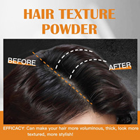 Poudre coiffante professionnelle pour hommes : volume et texture instantanés, fini mat et tenue forte longue durée pour cheveux fins et légers