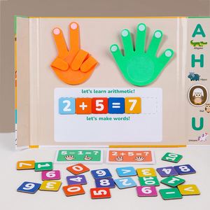Juego de Juguetes de Matemáticas para el Aprendizaje Temprano: Tableros de Dedos para Contar, Sumar, Restar y Aprender el Alfabeto - Product Image 4