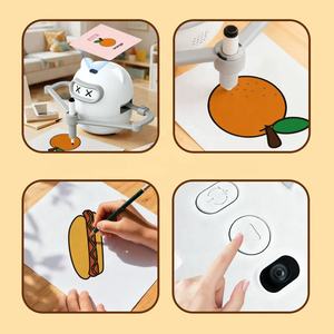 Robot de dibujo interactivo para pintor Montessori, tarjeta inteligente educativa, máquina de dibujo de reconocimiento de escaneo, juguete de aprendizaje de pintura - Product Image 5