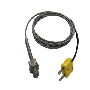 K Type Temperatuursensor Thermokoppel Voor Industriële 5Mm * 30Mm K J E Lente Type Thermokoppel Temperatuur Controller sensor