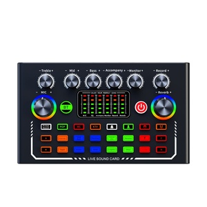 Carte son professionnelle Watford en promotion pour enregistrement en studio, réduction de bruit, volume réglable, idéale pour karaoké et studio - Product Image 1