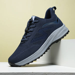 Zapatillas para caminar a <span class=keywords><strong>la</strong></span> moda para mujer signora ragazza sneaker maglia maglia grandi dimensioni casual scarpe da corsa uomo Sneaker - Product Image 3