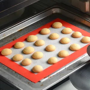 Tappetino da forno in Silicone antiaderente tappetino per pasta tappetino per pasticceria resistente al calore con misurazione con taglierina per mattarello