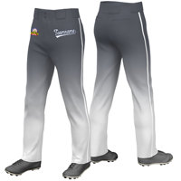 Celana Baseball Kustom Grosir, Bernapas, Cepat Kering, Ukuran Besar, Trendi, Polos dengan Garis Samping Gradasi, Kenyamanan Tak Tertandingi