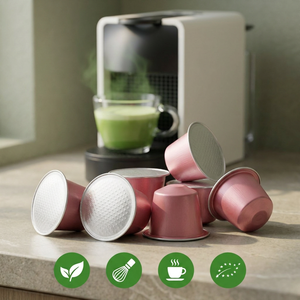Cápsulas Instantáneas de Matcha Latte para Cafeteras, Ricas en Antioxidantes, Grado Ceremonial, Té Verde en Cápsulas, Pedido al por Mayor, Marca Privada - Product Image 1