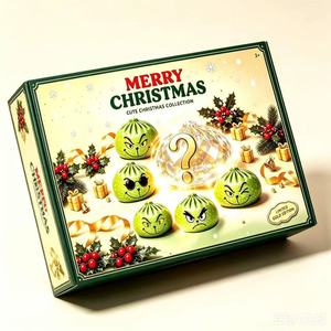 Juguete Squishy de Monstruo Verde Brillante en la Oscuridad para Navidad, de TPR, de Levantamiento Lento, Sensorial, Antiestrés, Caja Sorpresa, Regalo al por Mayor - Product Image 6